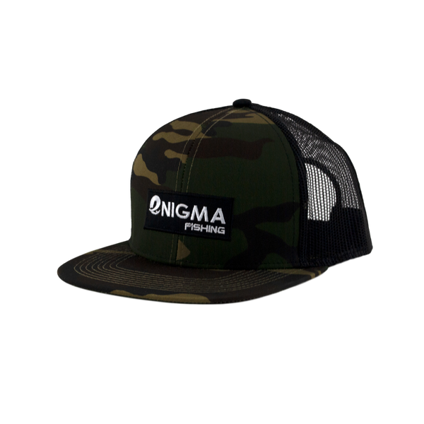 Enigma Tan and Green Snapback Hat – Enigma Fishing LLC