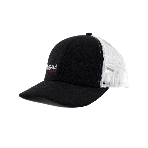 Enigma Gray and Red Snapback Hat – Enigma Fishing LLC