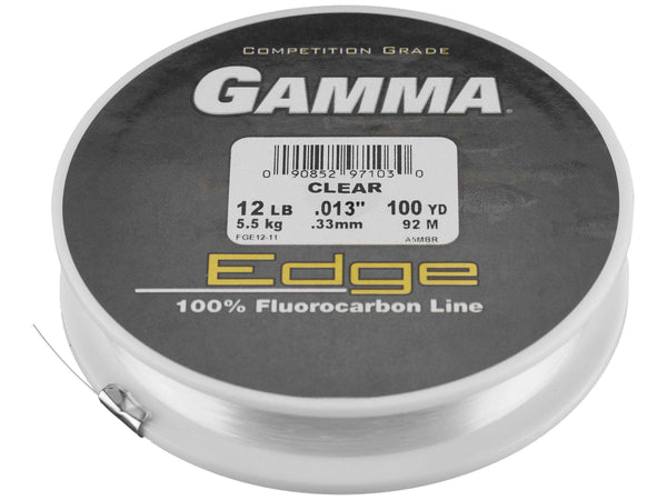 Gamma Edge Fluorocarbon Line 6lb Test. 2 Spools Total: 100 & 120 Yds, New 