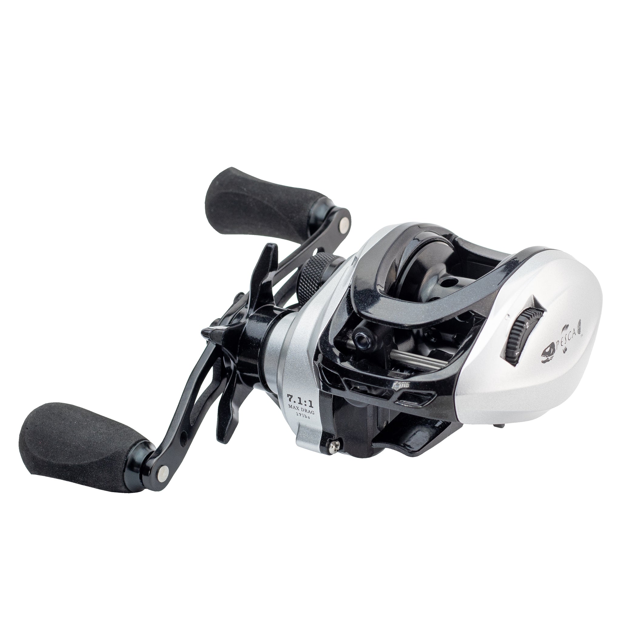 50 BFS Baitcaster 151g Carbon Saltwater Smooth Ultralight Fishing  Baitcasting Reel for Perch Tilapia Trout (Color : DF-50-Left Hand)